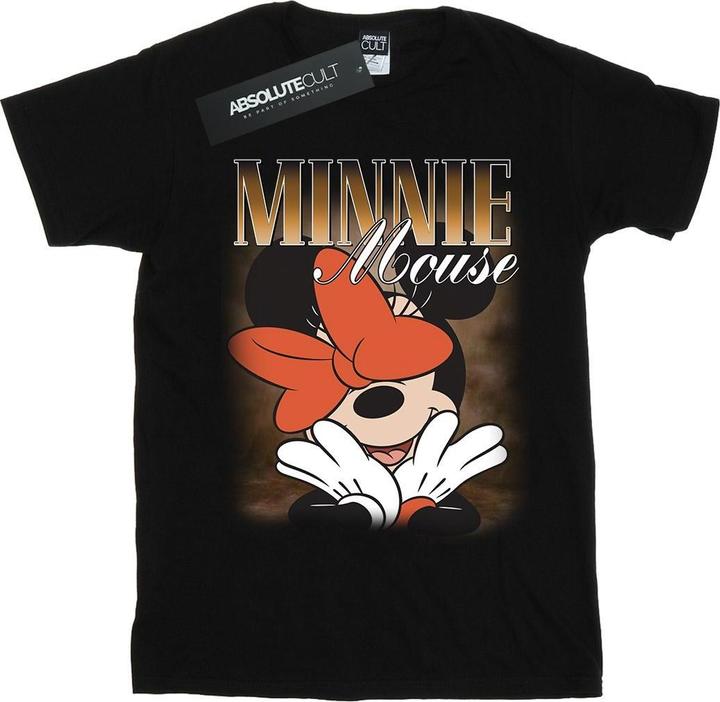 Immagine prodotto Disney Minnie Mouse Bow Montage Maglietta Ampia Donna (L)