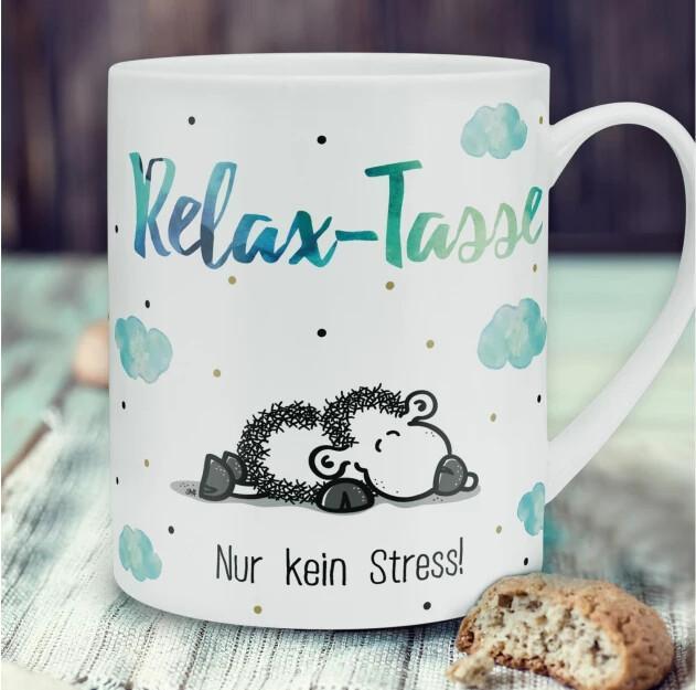 Actual product image Sheepworld Coffee cup Relax 600 ml, 1 piece, White (600 ml, 1 x)