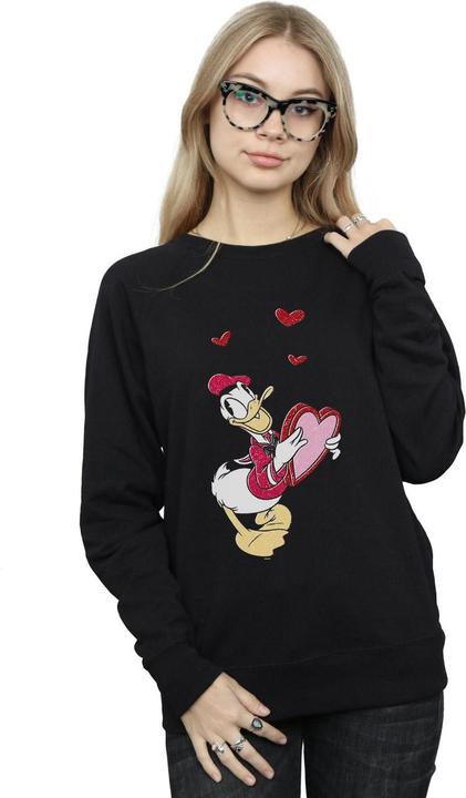Immagine prodotto Disney Donald Duck Love Heart Felpa Donna (M)