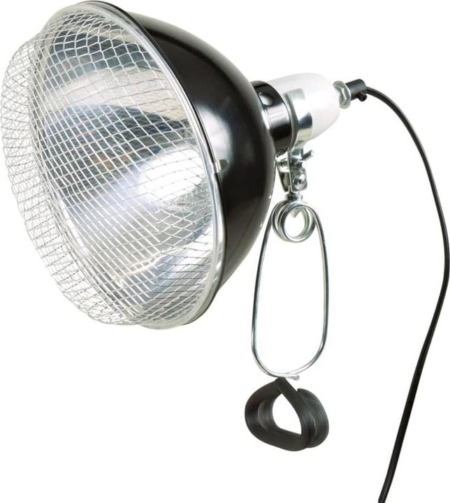 Trixie Lampada a pinza con riflettore Reptiland con griglia di protezione