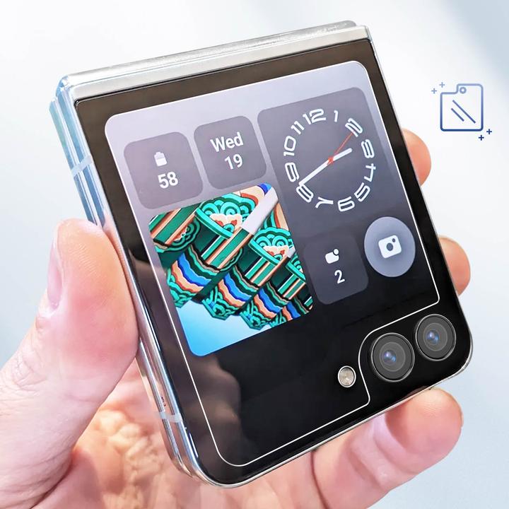 Produktbild Samsung Front Protection Film (2 Stück, Samsung Galaxy Z Flip5)