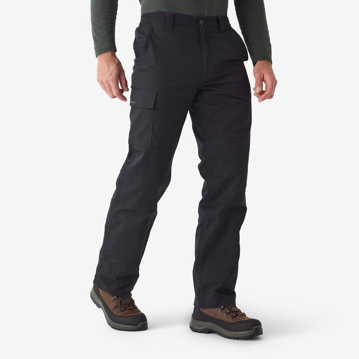 Solognac Hose 100 Cargo warm schwarz