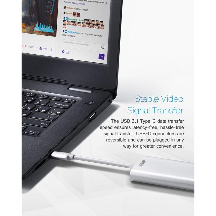 Produktbild Aten USB Typ C — HDMI (Typ A)