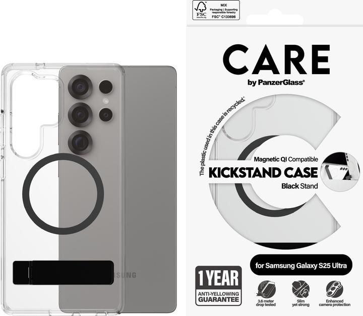 Immagine prodotto PanzerGlass CRRFBKQG38488, Cover, Samsung, Samsung - Galaxy S 2025 Ultra, Trasparente (Samsung Galaxy S25 Ultra)