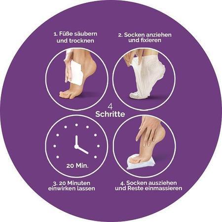 Image du produit Scholl Masque pour les pieds Huile de lavande 1 paire (Masque de pied)