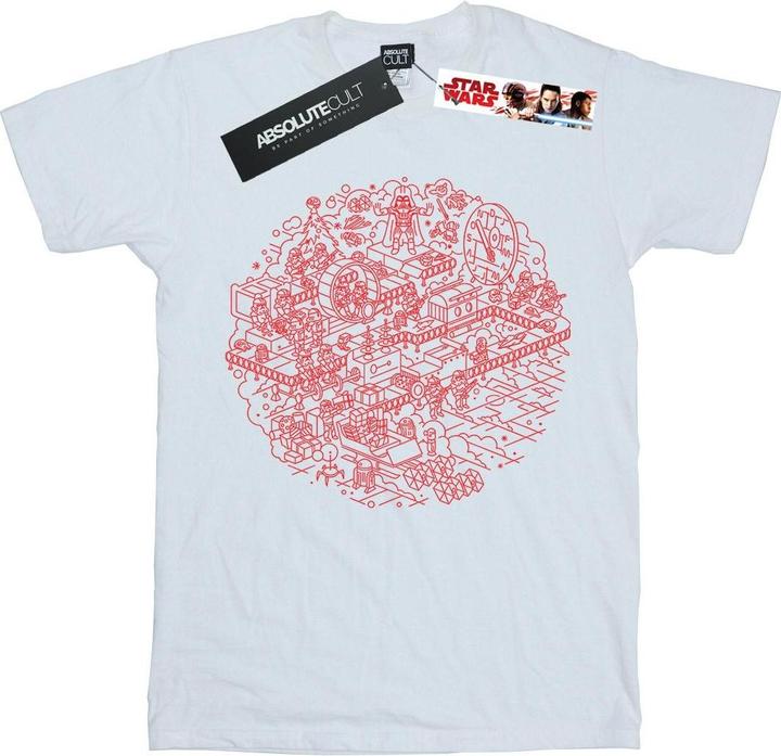 Star Wars Christmas Death Star TShirt Mädchen