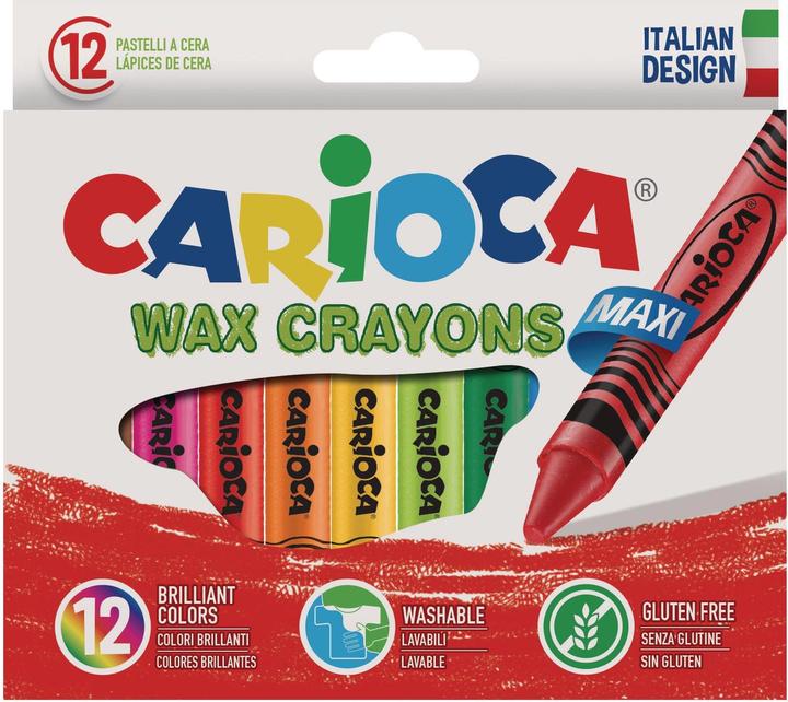 Image du produit Carioca Crayon de cire Maxi Wax (Multicolore, 12 x)