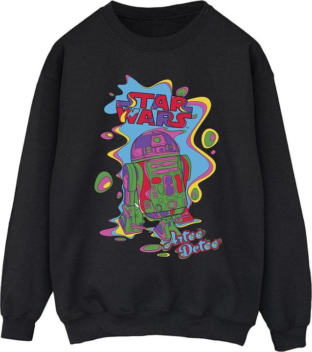 Actual product image Star Wars Mens R2D2 Pop Art Sweatshirt (XXL)