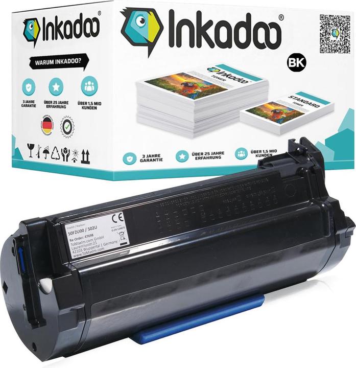 Produktbild Inkadoo Kompatibel Toner für Lexmark MS 510 dn (BK)
