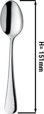 Immagine prodotto GGM Gastro (12 pezzi) Cucchiaio da dessert Mila - 15,1 cm (12 Pezzo/i, Misurini)