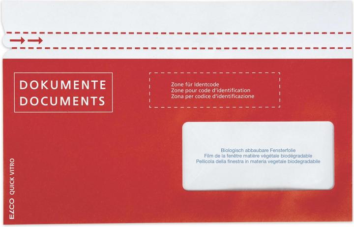Image du produit Elco Enveloppes-pochettes en papier Quick Vitro Dokumente/Documents conformes aux spécifications de (C5/6)