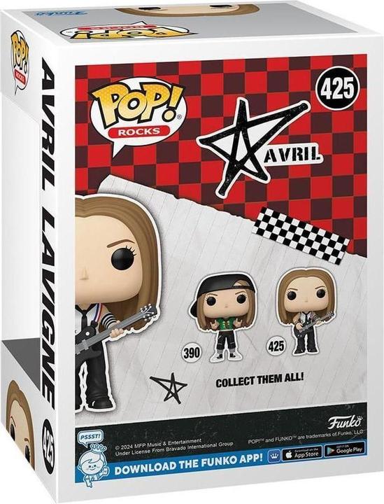 Actual product image Funko Avril Lavigne POP! rocks vinyl figure Avril Lavigne(Complicated) 9 cm