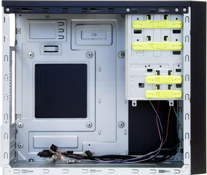 Actual product image Chieftec mATX case HT-01B-350S8, black (mATX)
