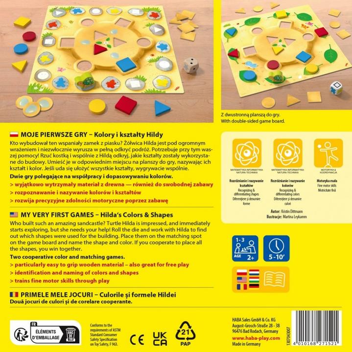 Produktbild Haba Spiel Meine ersten Spiele - Hildas Farben und Formen