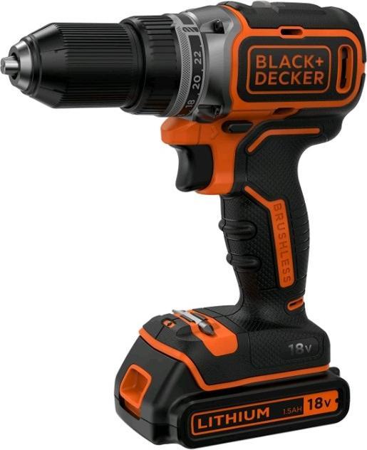 Black & Decker Cordless drill screwdriver BL186K (Rechargeable battery operated)