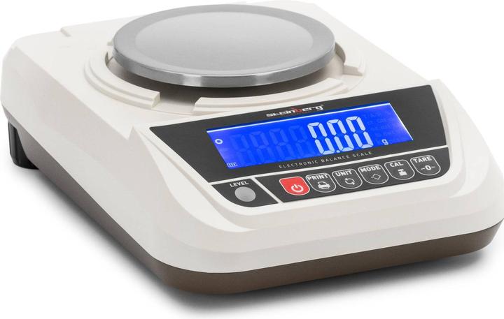 Actual product image Steinberg Precision Scale - 500 g / 0.01 g - Ø 130 mm - LCD