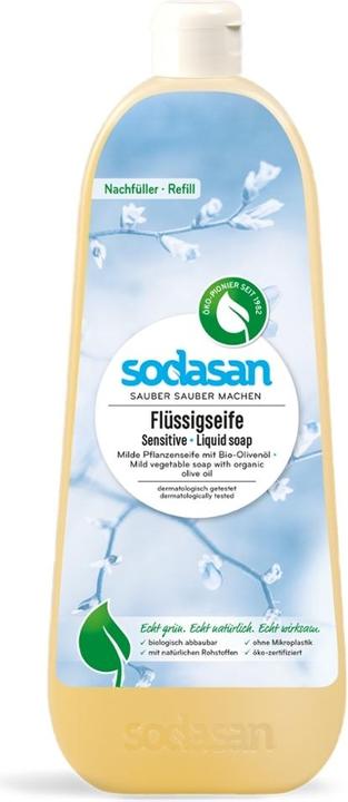 Image du produit Sodasan Savon liquide sensitif - Recharge (Savon liquide, 1000 ml)