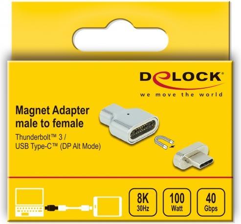 Actual product image Delock Thunderbolt 3 / USB Type-C Magnetic (USB-C, 2.50 cm)