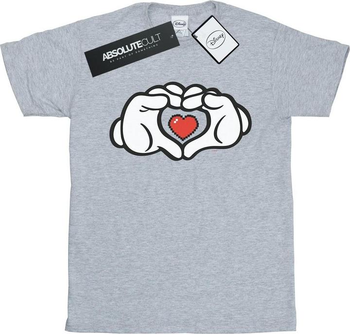 Image du produit Disney - T-shirt MICKEY MOUSE HEART HANDS - Femme (3XL)