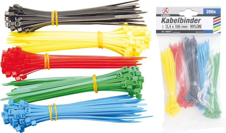 Actual product image BGS Cable tie (100 mm, 200 pcs.)