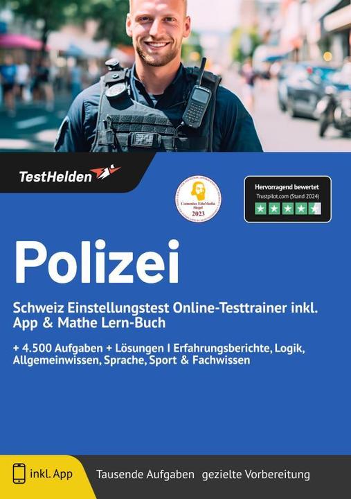 Immagine prodotto Tom Wenk:Polizei Schweiz Einstellungste (Tedesco, Tom, Wenk, 2024)