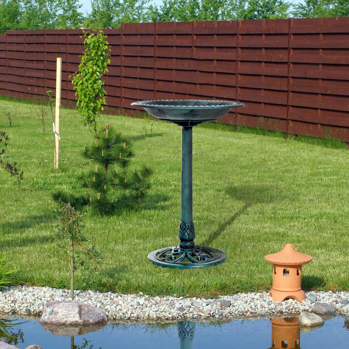 Produktbild Outsunny Vogeltränke mit Ornamentsockel