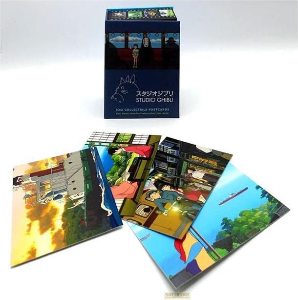Actual product image Coffret 100 cartes postales de collection (English, Studio Ghibli, 2019)
