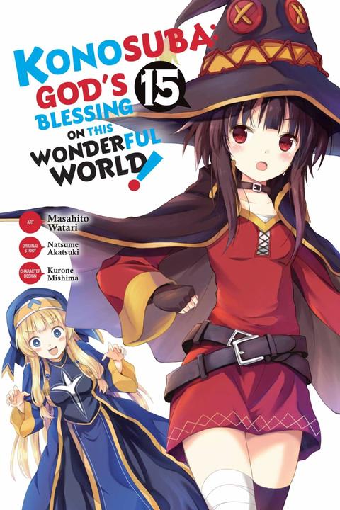 Produktbild Konosuba: God's Blessing on This Wonderful World!, Vol. 15 (manga) (Englisch, Natsume Akatsuki, Masahito Watari, 2023)