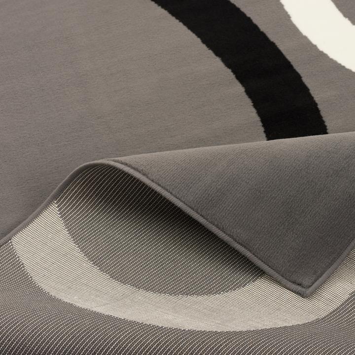 Produktbild Pergamon Teppich Modern Trendline Grau Kreise (120 x 170 cm)