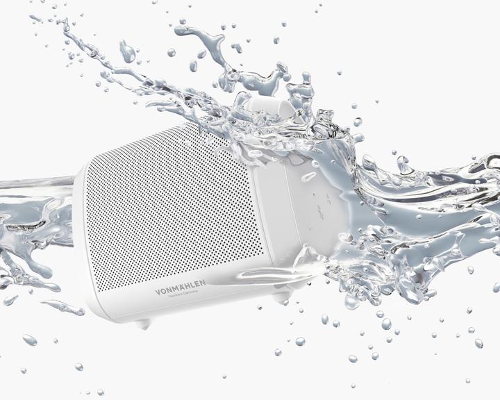 Image du produit Vonmählen Enceinte Bluetooth Air Beats Mini Blanc (13 h, Fonctionnement sur batterie)