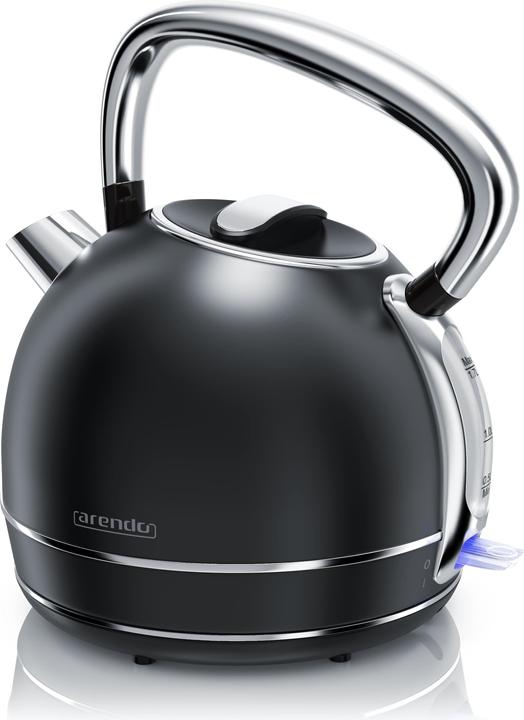 Image du produit Arendo Bouilloire 1,7 l, 2 200 W, acier inoxydable, style rétro vintage, protection contre la surchauffe (1.70 l)