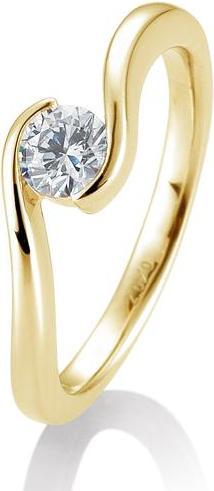 Produktbild Breuning Ring Schwung 0,40-0,60 ct. (52, 585/14 K Gold)