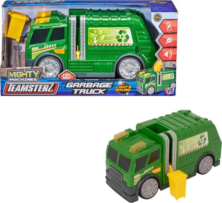 Actual product image Teamsterz garbage truck with lights and sounds