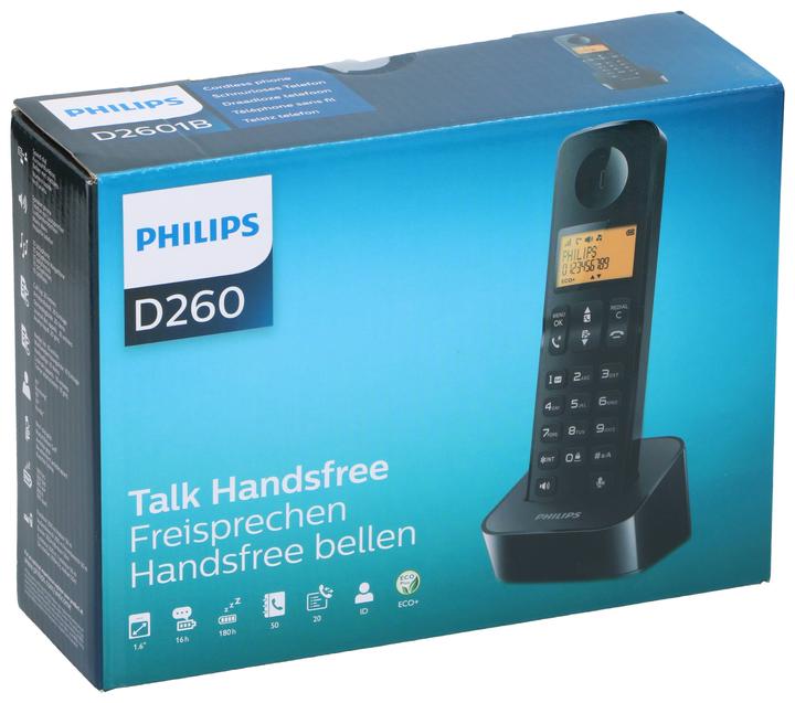 Immagine prodotto Philips D2601B/01 Telefono cordless