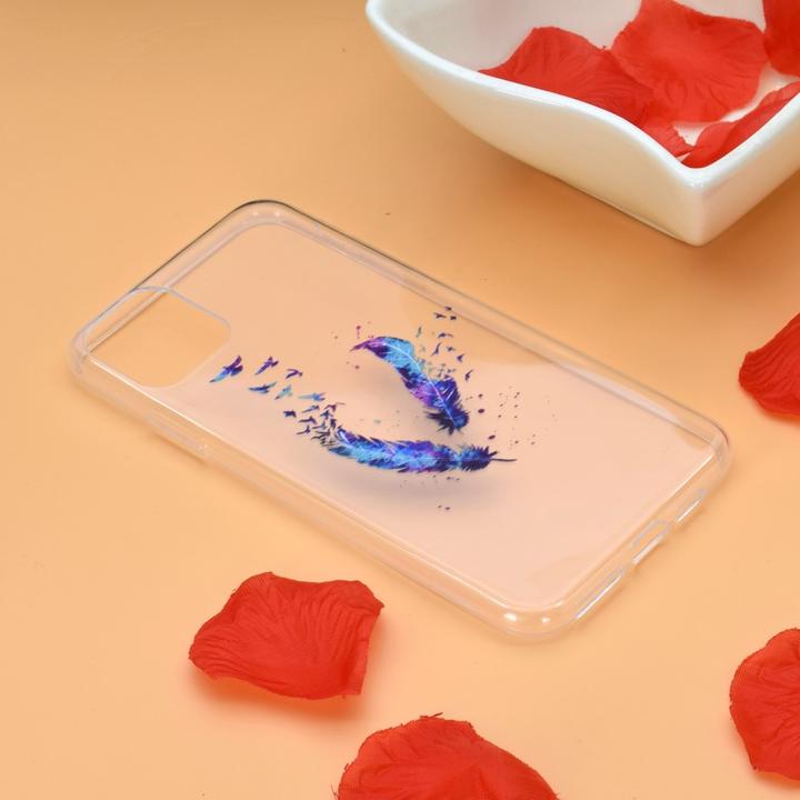 Produktbild Ueli Express iPhone 12 Mini Super Slim Gummi Hülle TPU Federn (Apple iPhone 12 mini)