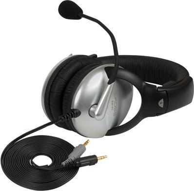 Image du produit Koss Casque SB45 serre-tête/sur oreille, 3.5mm (1/8" ), microphone, argent/noir, annulation de bruit (Filaire)