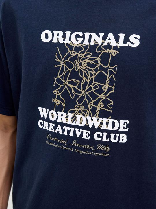 Actual product image Jack & Jones Gedruckt Rundhalsausschnitt T-shirt T-shirt (XXL)