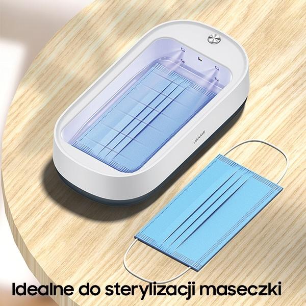 Produktbild Usams UV-Sterilisations-Box mit Qi Ladestation