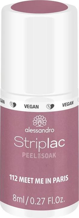 Alessandro Striplac Peel or Soak Meet me in Paris 8 ml (112 Meet me in Paris, Abziehbarer Nagellack)