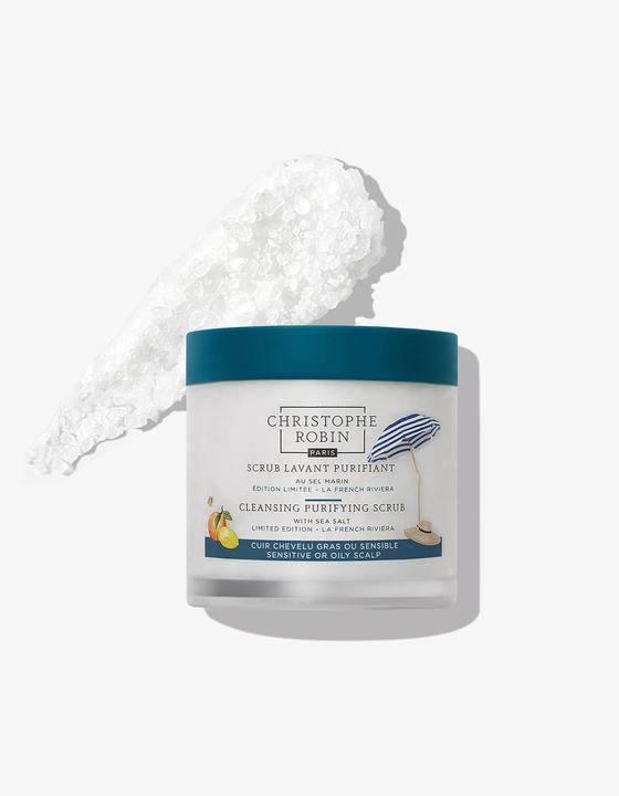 Image du produit Christophe Robin Scrub Lavant Purifiant au Sel Marin Édition Limitée – La French Riviera (250 ml)