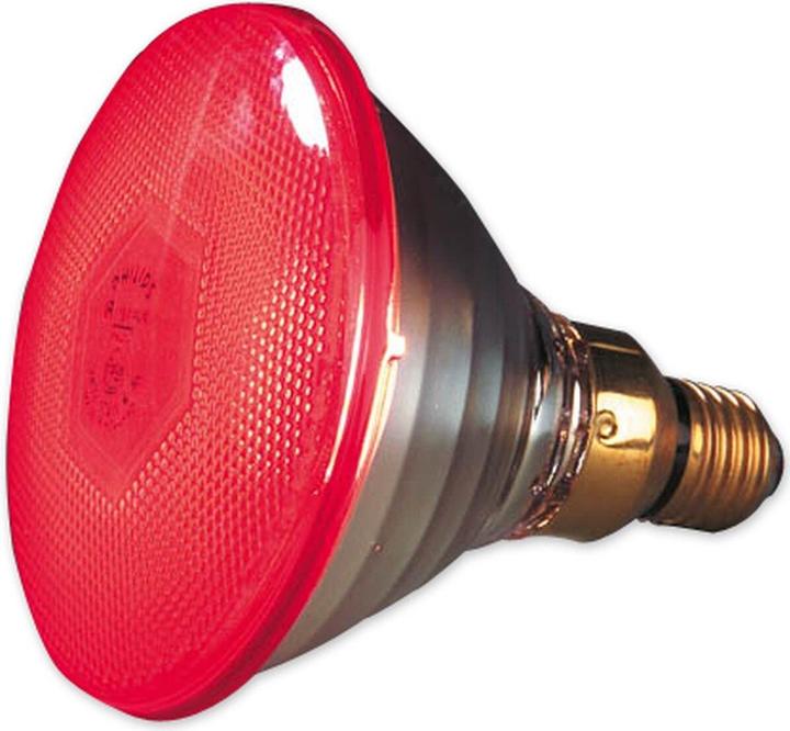 Philips 22302 Sparlampe, 100 W, rot (100 W)