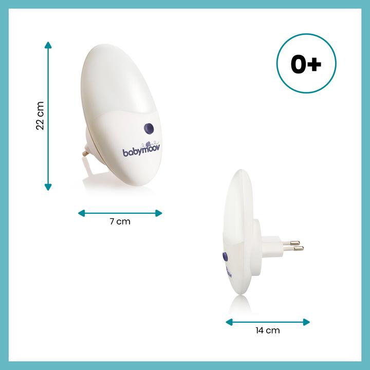 Actual product image Babymoov Wall night light