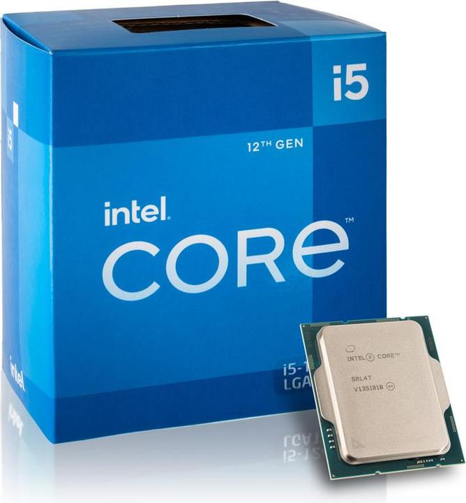 Actual product image Intel Core i5-12400 (LGA 1700, 2.50 GHz, 6 -Core)