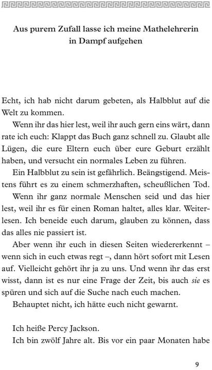 Produktbild Percy Jackson 1: Diebe im Olymp | Sonderausgabe mit Filmbildern zum Serienstart (Deutsch, Rick Riordan, 2023)