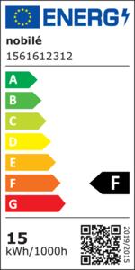 Energie-Label Nobile 1561611312 LED Panel Aufbau (1700 lm)