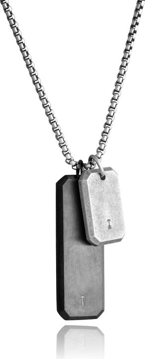 Image du produit Leyda Collier Homme Armée (Acier inoxydable, 60 - 65 cm)