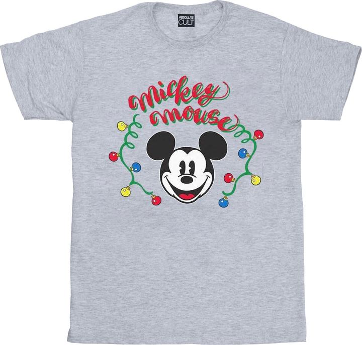 Disney Mickey Mouse Christmas Light Bulbs TShirt (XXL)
