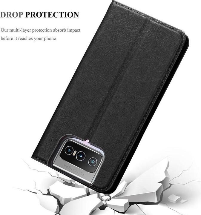 Productafbeelding Cadorabo Boek Onzichtbare Magneethoes (Asus Zenfone 7)