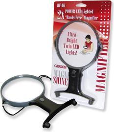 Immagine prodotto Carson Optical HF-66 MagniFree Lente d'ingrandimento a mano libera con illuminazione a LED