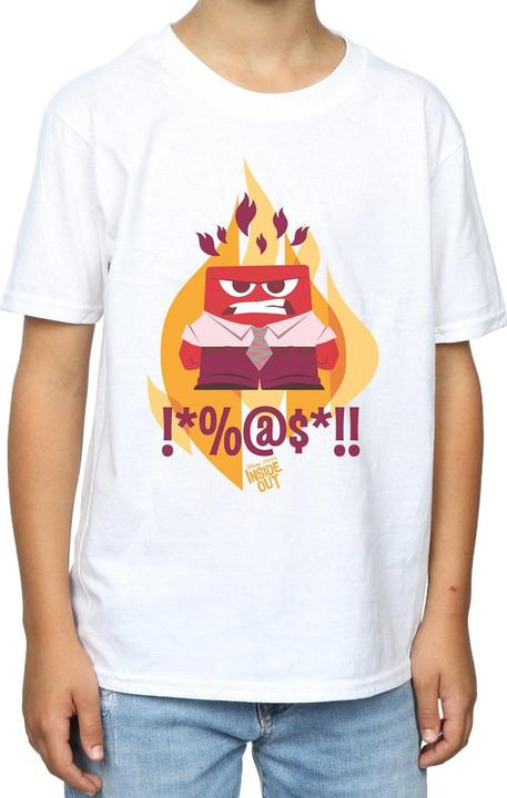 Actual product image Disney Boys Inside Out Fired Up T-Shirt (152, 158)